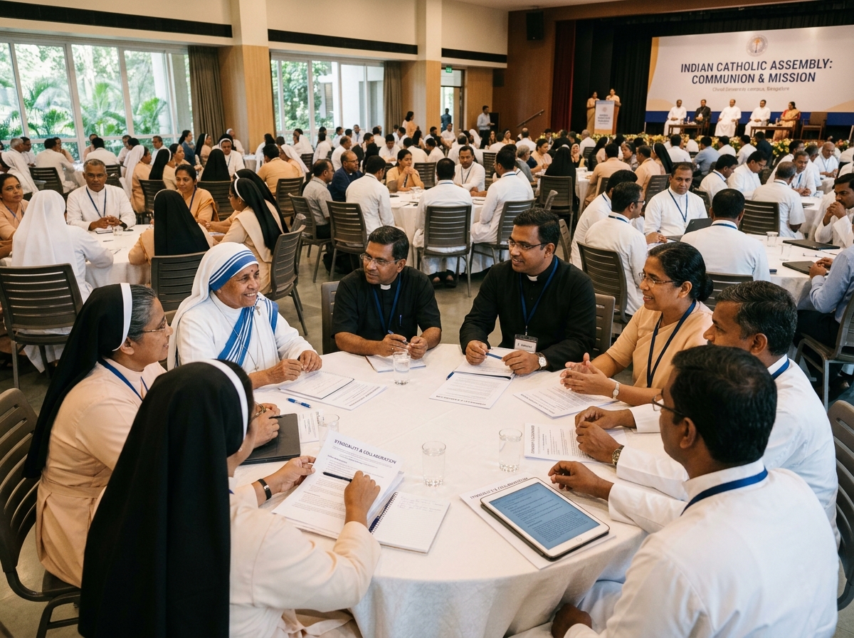 Catholic Major Superiors and religious delegates gathered in regional assembly